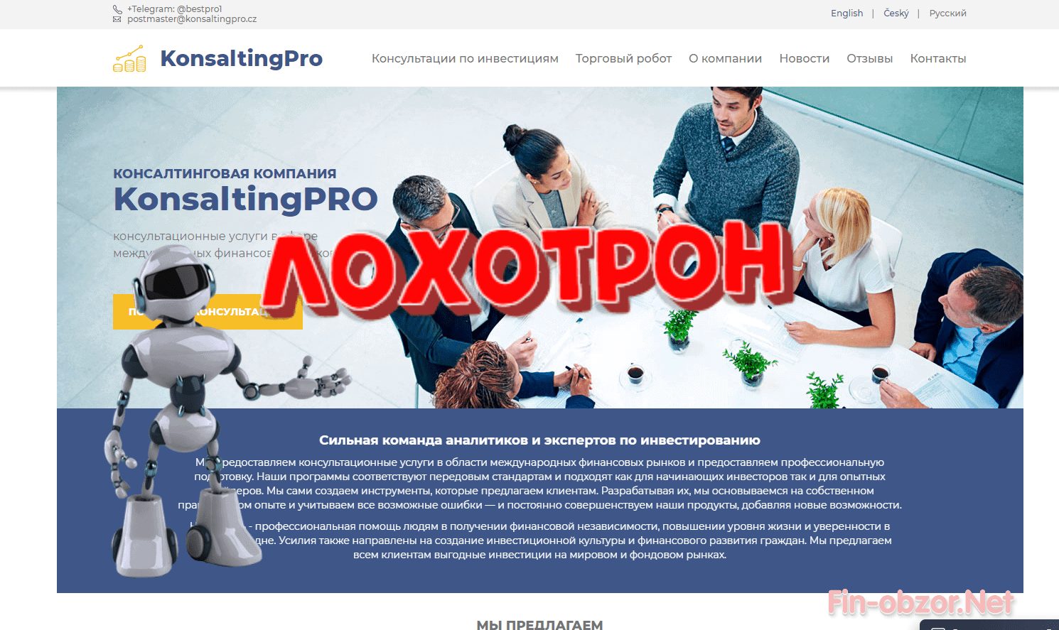 KonsaltingPro - обзор и отзывы о konsaltingpro.cz. Развод
