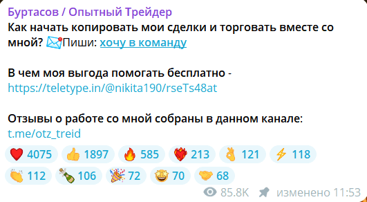 «Буртасов / Опытный Трейдер» — отзывы, инвестиционная ловушка или реальность?
