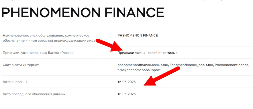 PhenomenonFinance отзывы — надёжный брокер или скрытый обман?