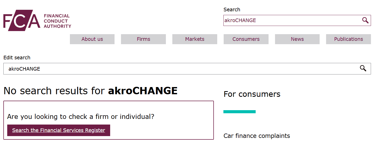 AkroChange — отзывы и разоблачение: криптобиржа или мошеннический проект?