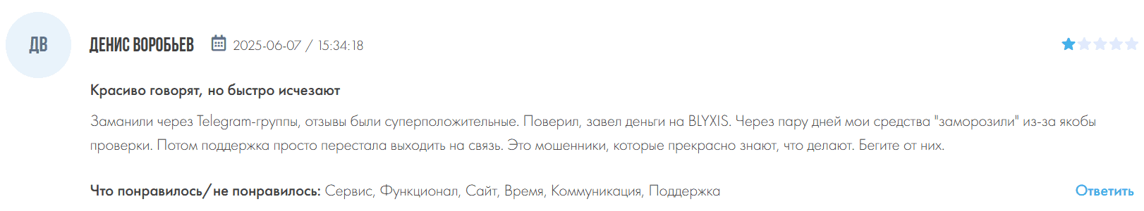 BLYXIS — отзывы и разоблачение: новая криптобиржа или опасный скам?