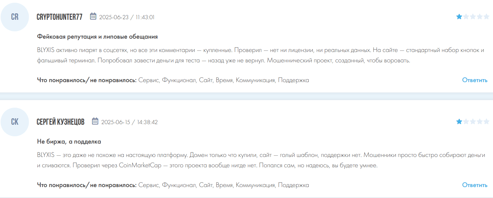 BLYXIS — отзывы и разоблачение: новая криптобиржа или опасный скам?