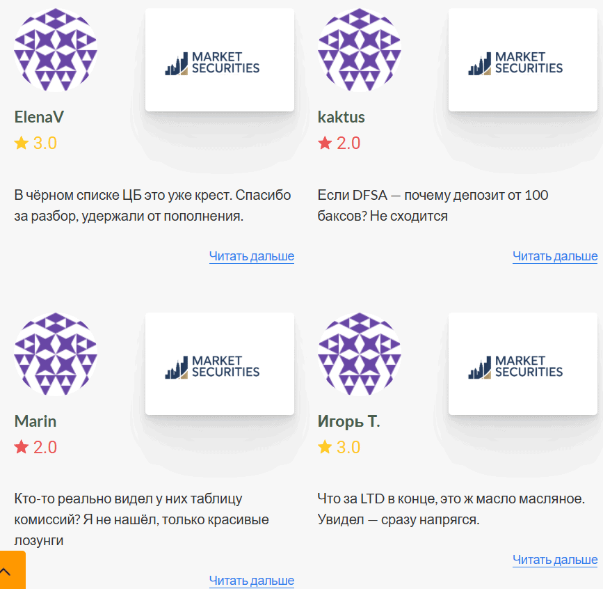 Market Securities (Dubai) Limited — схема под видом брокера