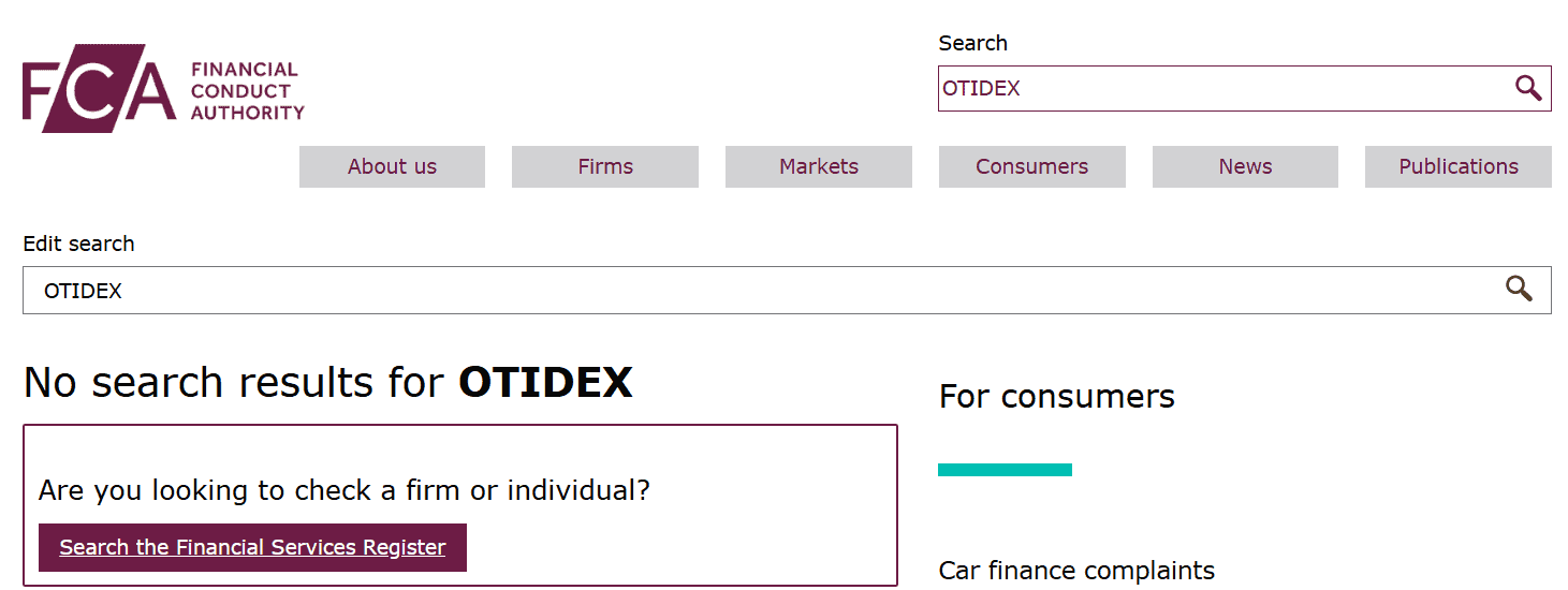 OTIDEX — отзывы и разоблачение: громкий обман под видом криптобиржи