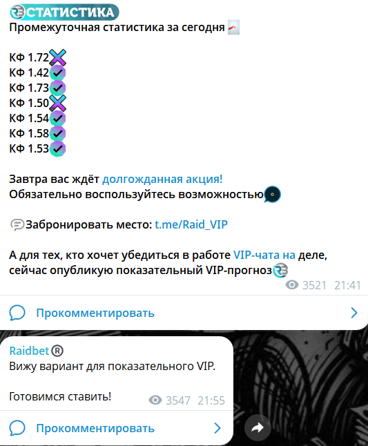 Raidbet: отзывы и обзор Telegram-проекта с VIP-ставками и обещаниями прибыли