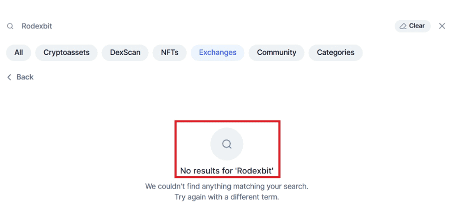 Rodexbit — отзывы и разоблачение: новая криптобиржа или свежий скам?