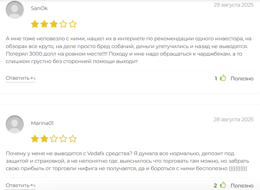 Vedafx — очередной псевдоброкер с поддельной «лицензией» и заманчивыми обещаниями