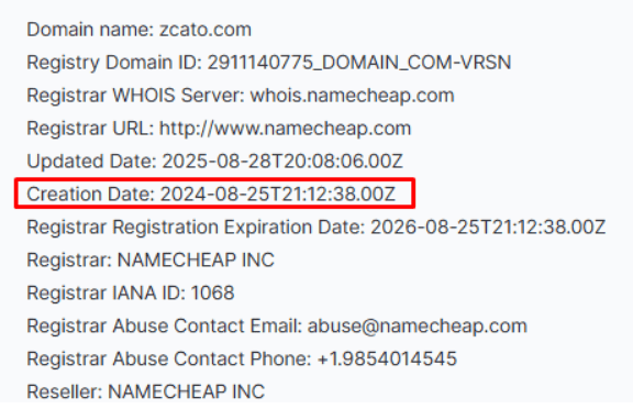 Zcato — отзывы, новый обменник криптовалют с признаками фейкового проекта