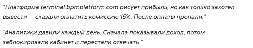 BPM Platform: отзывы, что скрывает сервис, действительно ли он связан с BPM Trust — разоблачение