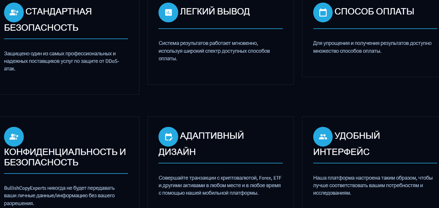 BullishCopyExperts: отзывы и анализ деятельности, проверка домена и отсутствие регулирующего статуса