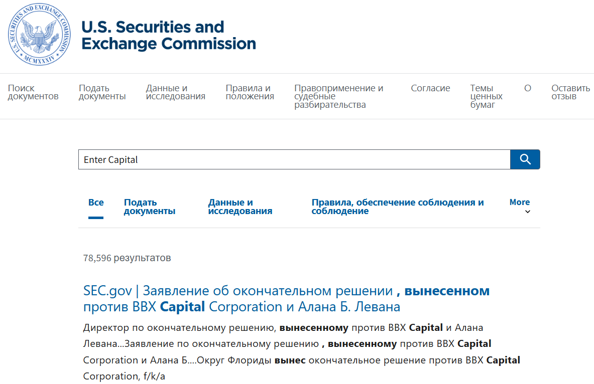 Enter Capital: отзывы, анализ прозрачности, юридического статуса и реальной деятельности проекта