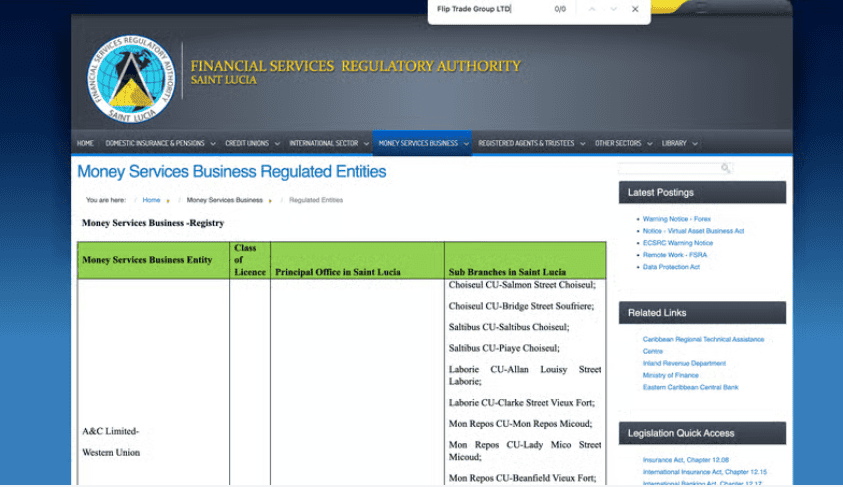 FlipTrade Group — фиктивная брокерская платформа с офшорной регистрацией и ложными лицензиями