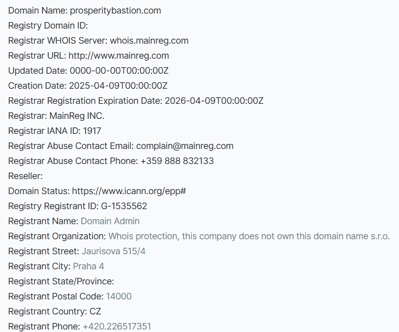 Prosperity Bastion — что это за платформа и почему с ней нужно быть осторожным