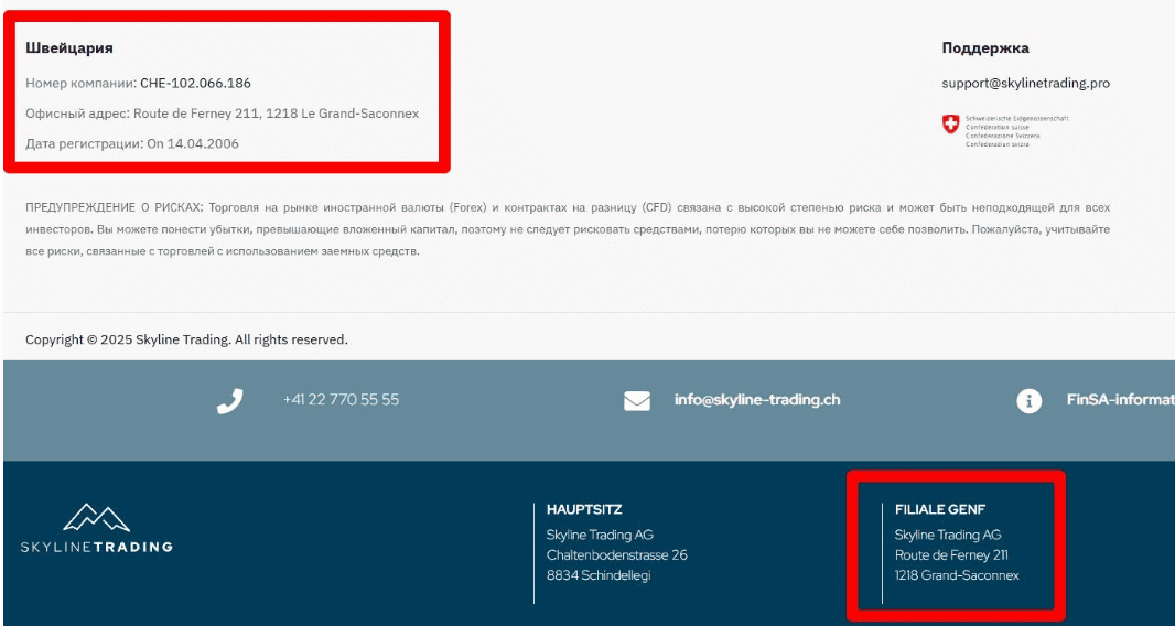 Skyline Trading — отзывы, почему брокеру не стоит доверять?