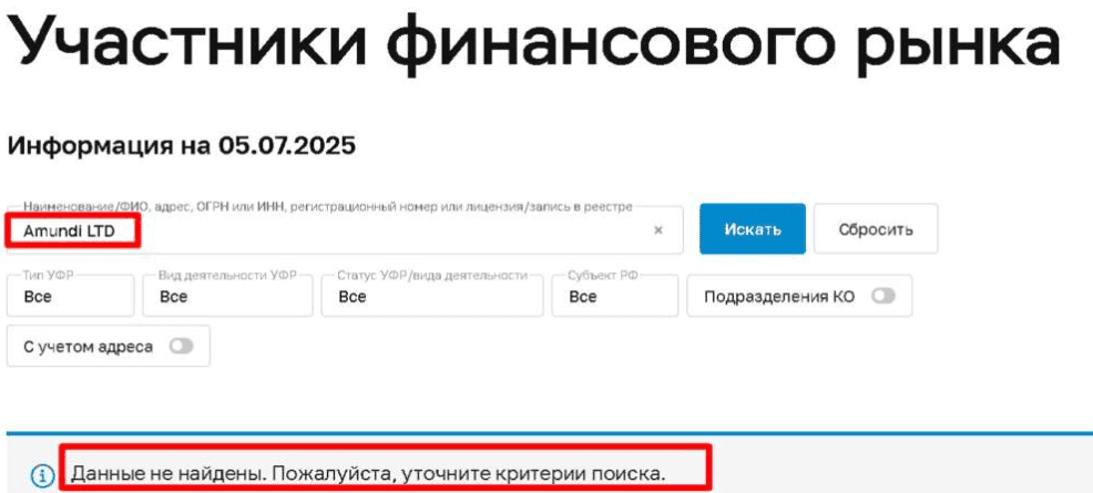 Amundi (finance-amu.info) — отзывы и разбор: мошенники или нет?