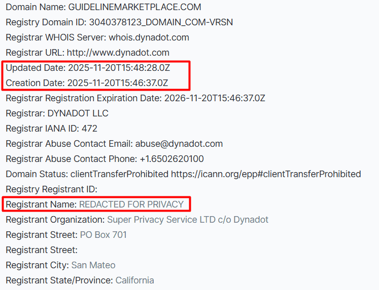 Guideline Market Place — отзывы и проверка брокера. Почему guidelinemarketplace.com вызывает серьёзные сомнения