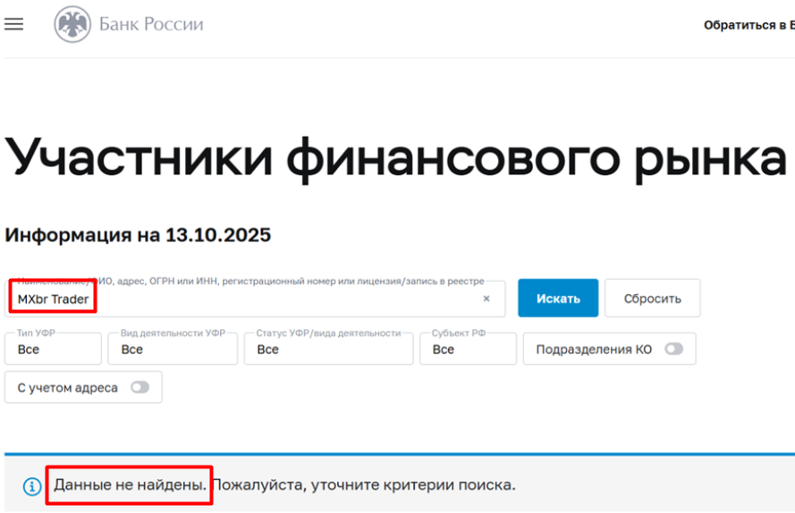MXBR (MXbr Trader) — отзывы о платформе: реальный брокер или очередной псевдотрейдинг?