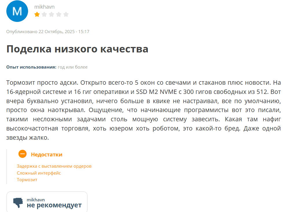 Quik — отзывы о брокере: проверка лицензии, счетов и реальных рисков