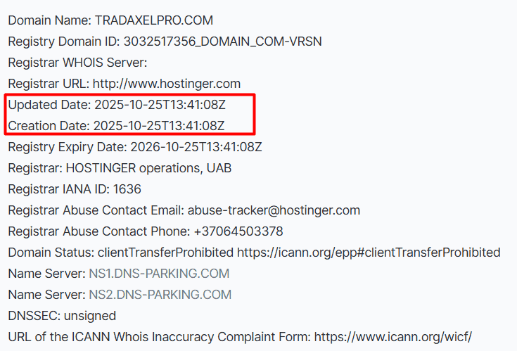 Tradaxel (tradaxelpro.com) — отзывы и проверка: что скрывает «брокер»?