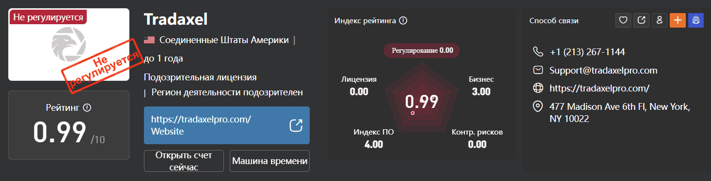Tradaxel (tradaxelpro.com) — отзывы и проверка: что скрывает «брокер»?